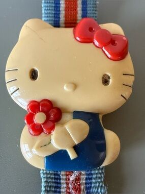 RARE Vintage 1976 Sanrio Hello Kitty Wrist Watch Digital San Rio Japan